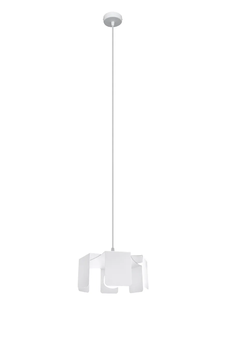 Lampa wisząca TULIP biały - Sollux