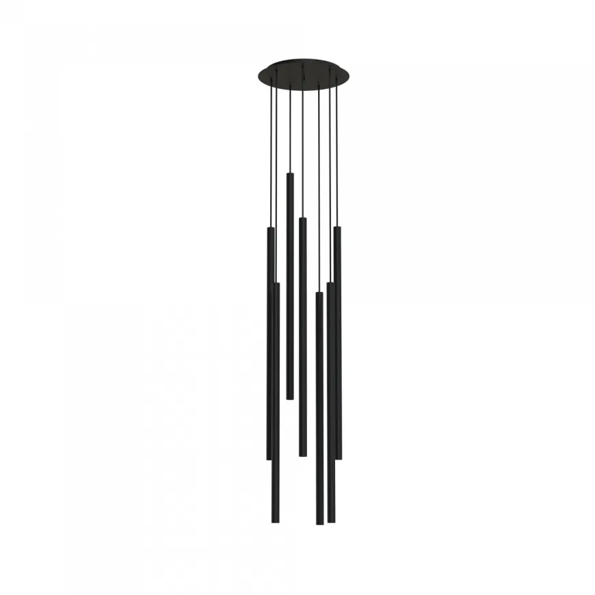 Laser 1000 Black VII - Nowodvorski - lampa wisząca nowoczesna
