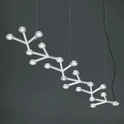 Led Net Line L125 biały lakier - Artemide - lampa wisząca