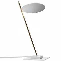 Lederam T1 biały - Catellani & Smith - lampa biurkowa
