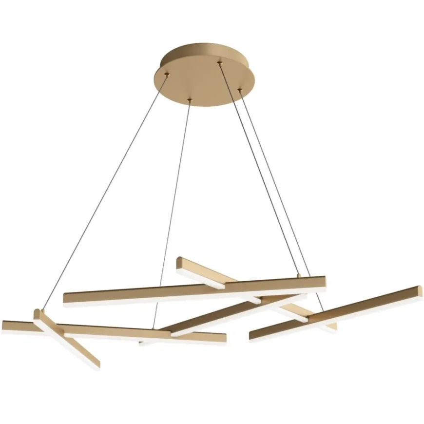 Line gold Led - Maytoni - lampa wisząca