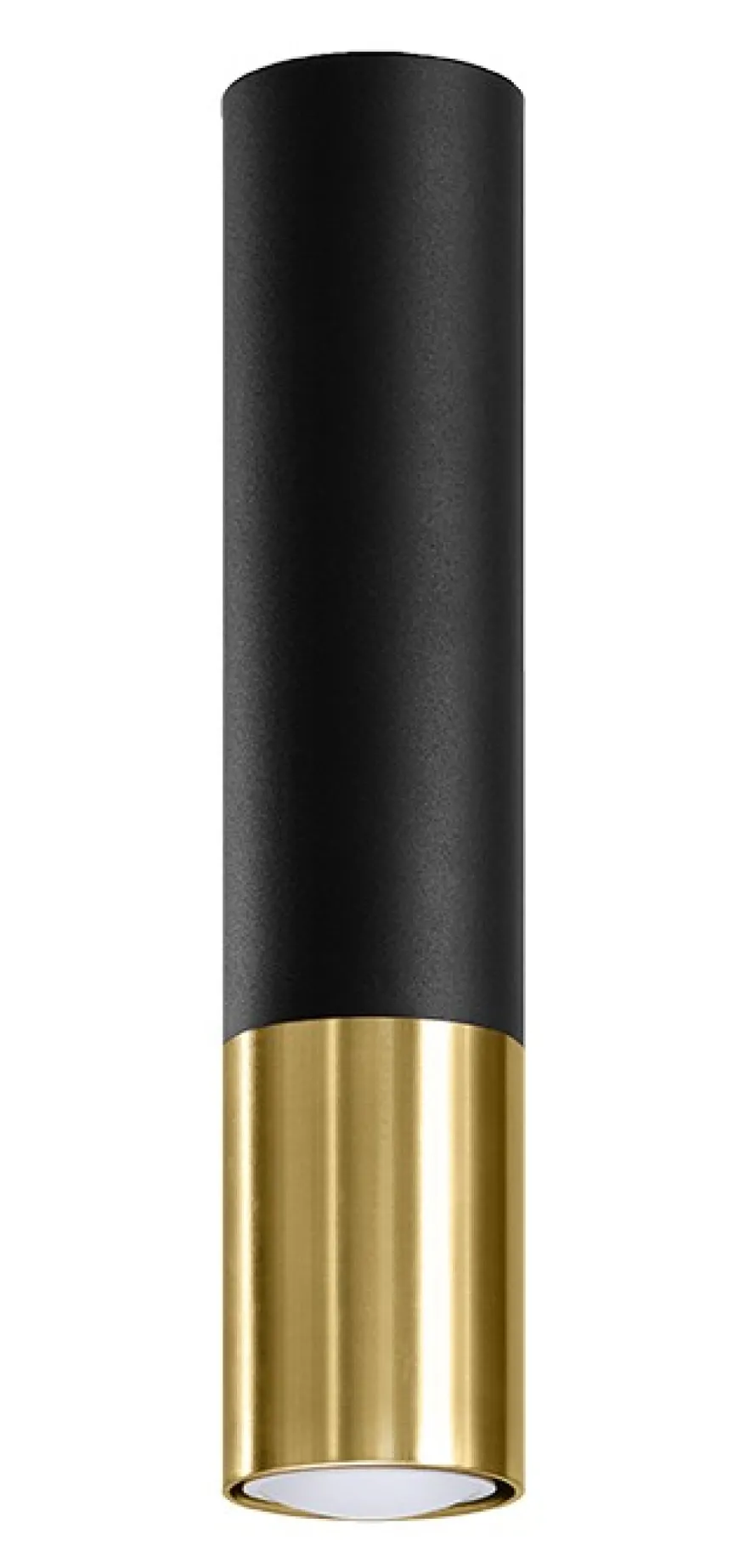 Loopez Czarny/Złoty - SOLLUX LIGHTING - lampa sufitowa