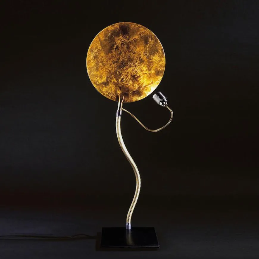 Luce d'Oro T złoty - Catellani & Smith - lampa biurkowa