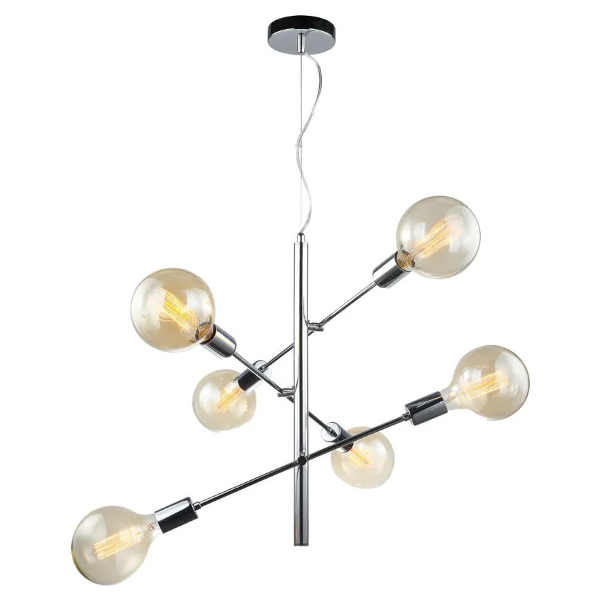 Madalyn Chrome VI - Italux - lampa wisząca