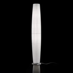 Maxi 03 Pie biały - Bover - lampa podłogowa ze ściemniaczem