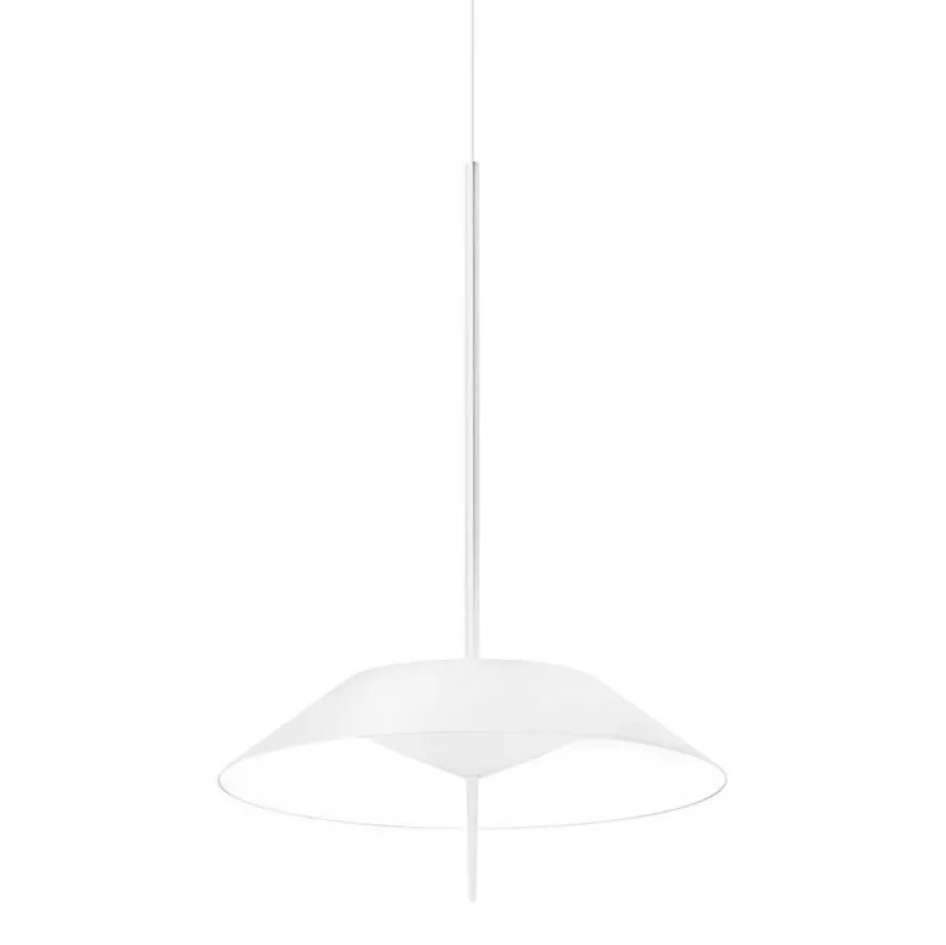 Mayfair Ø30 biały matowy - Vibia - lampa wisząca