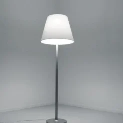 Melampo H137,5 szary perłowy - Artemide - lampa podłogowa