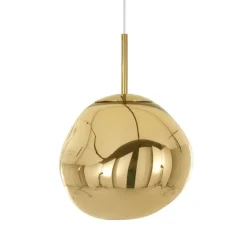 Melt Mini Led Ø28 złoty - Tom Dixon - lampa wisząca