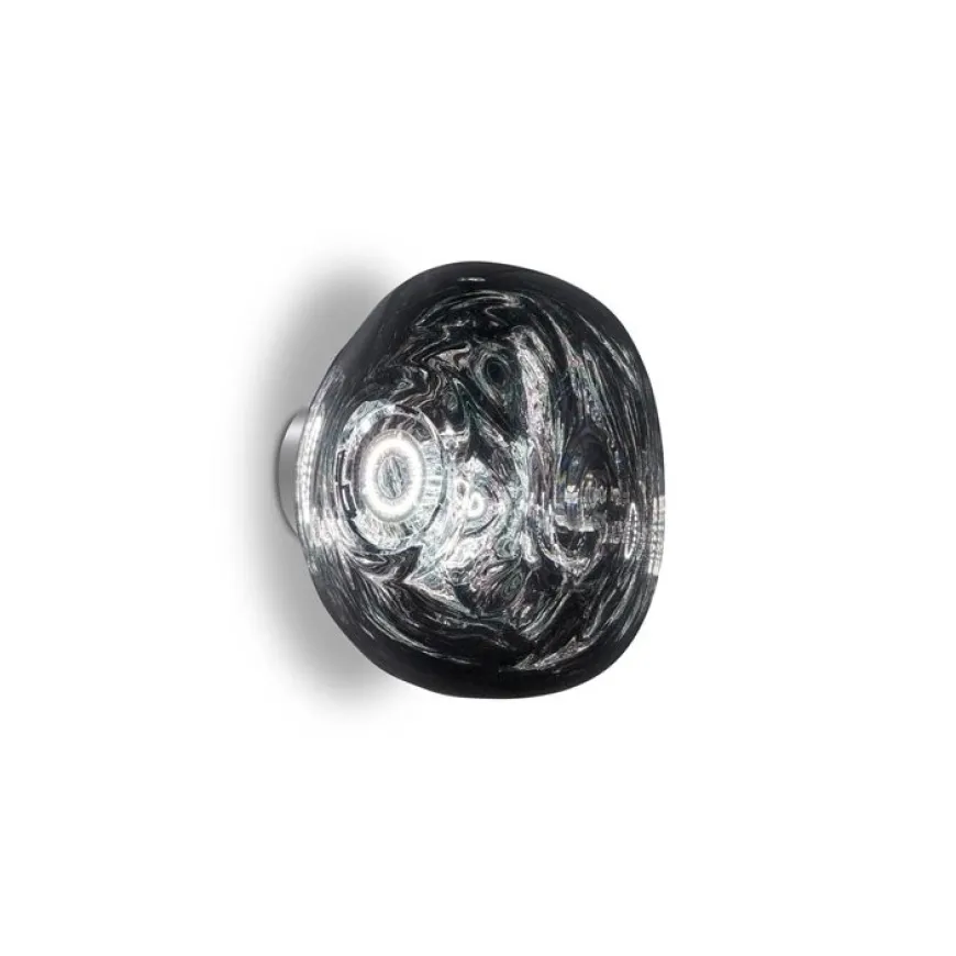 Melt Mini Surface Led Ø30 chrom - Tom Dixon - lampa sufitowa