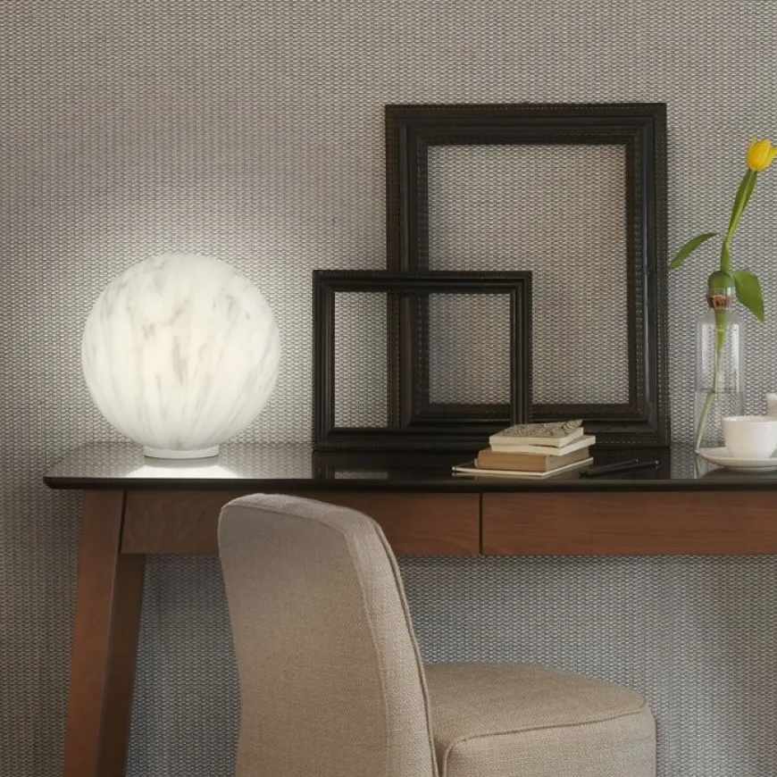 Mineral Ø30 biały - Slide - lampa biurkowa