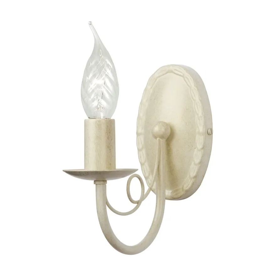 Minster Ivory Gold - Elstead Lighting - kinkiet pojedynczy