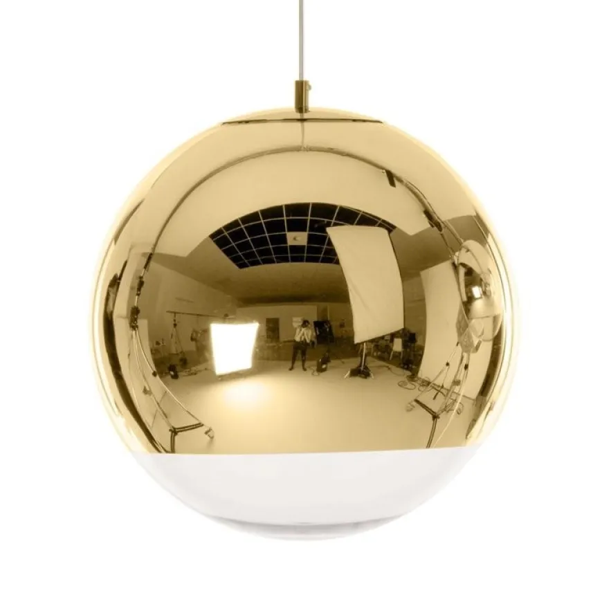 Mirror Ball Ø50 mosiądz polerowany złoty - Tom Dixon - lampa wisząca
