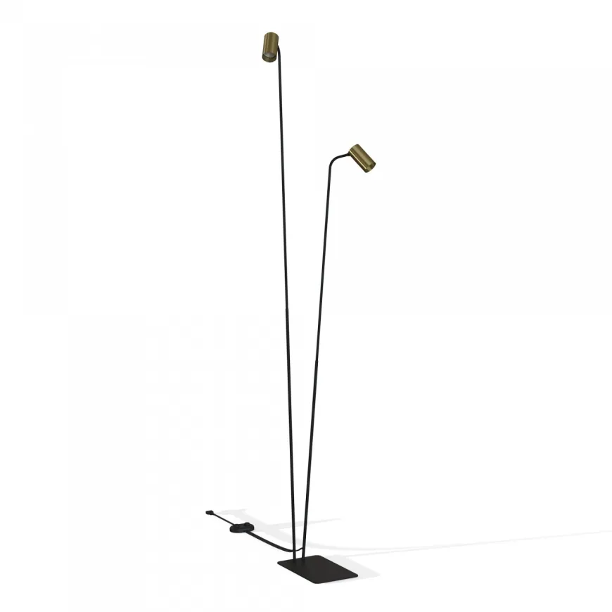 Mono Solid Brass Ii - Nowodvorski - lampa podłogowa nowoczesna