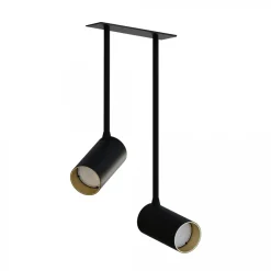 Mono Surface Long Ii Black-Gold - Nowodvorski - lampa sufitowa nowoczesna