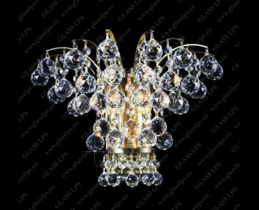 N27 555/02/4 - Glass LPS - kinkiet klasyczny kryształowy