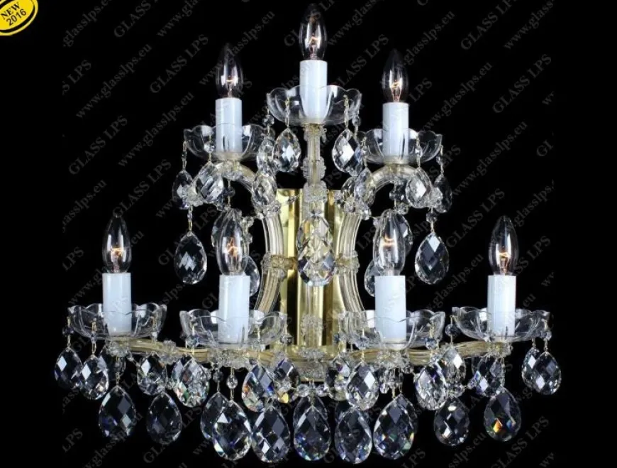 N24 001/07/1; F cut - Glass LPS - kinkiet kryształowy