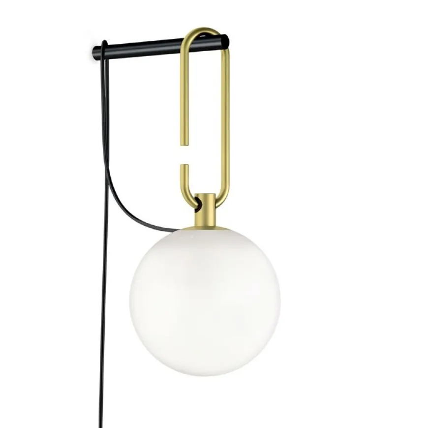 Nh W Ø15 mosiądz - Artemide - lampa ścienna