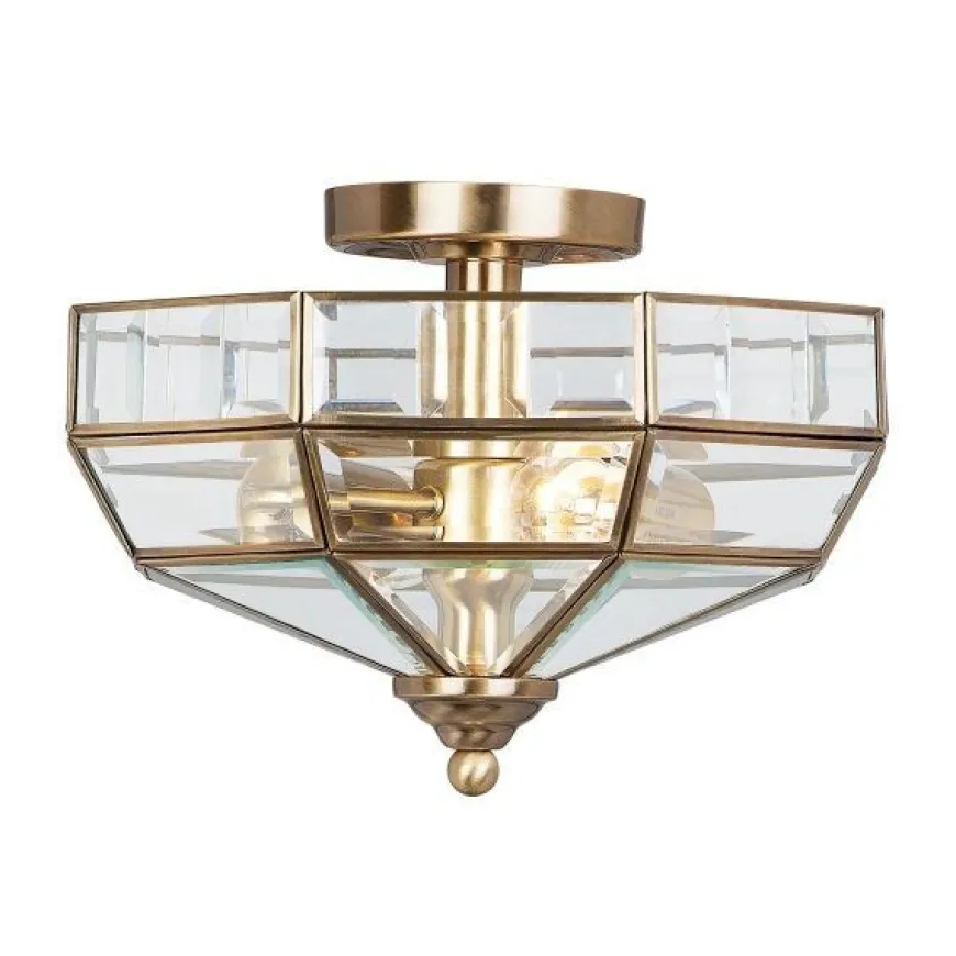 Old Park Aged Bronze - Elstead Lighting - lampa sufitowa klasyczna