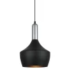 Ophelia Black-Chrome - Italux - lampa wisząca