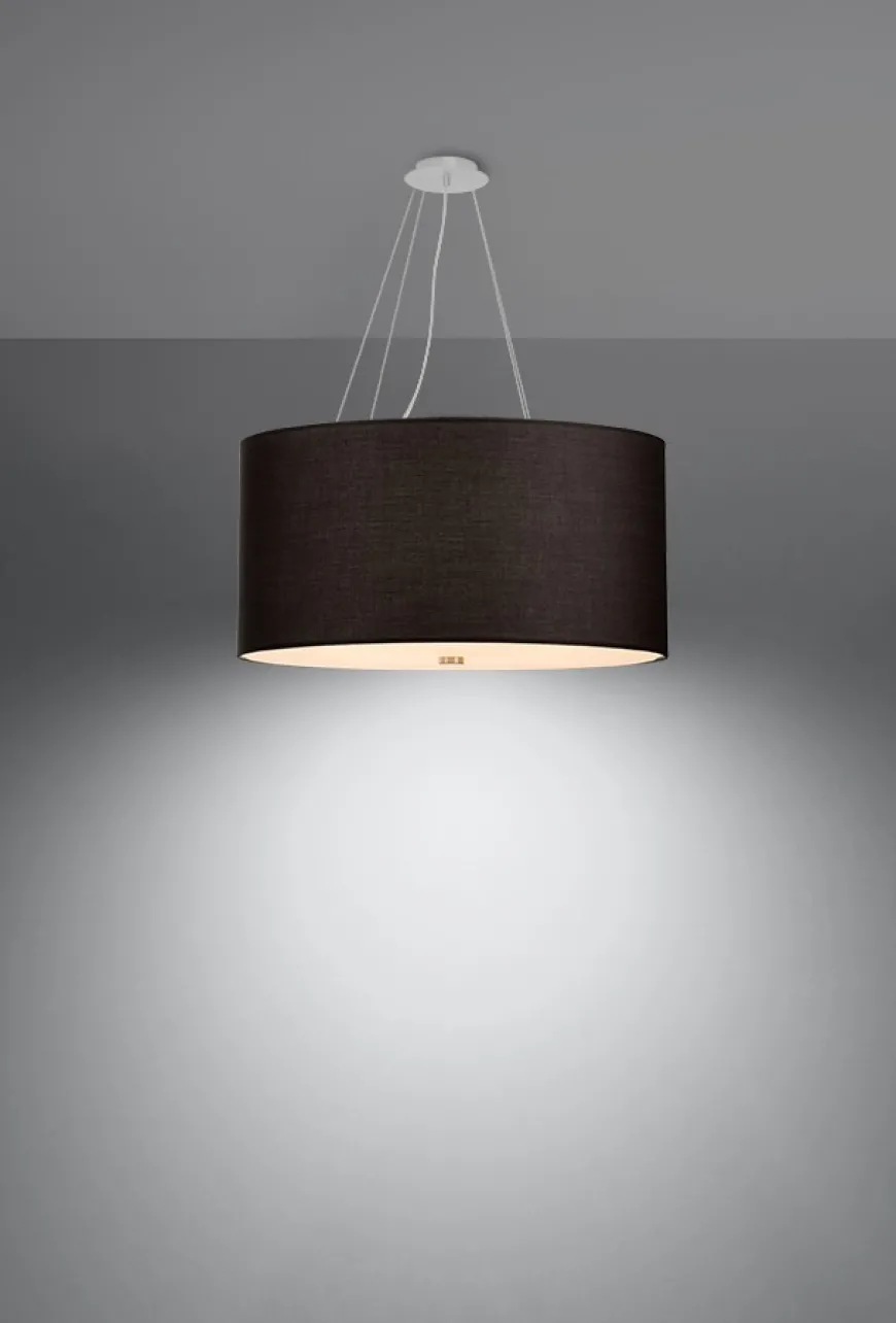 Otto 60 Czarny - SOLLUX LIGHTING - lampa wisząca