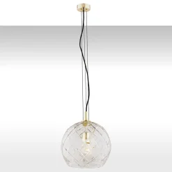 Oviedo 4201 - Argon - lampa wisząca 1 pł. większa
