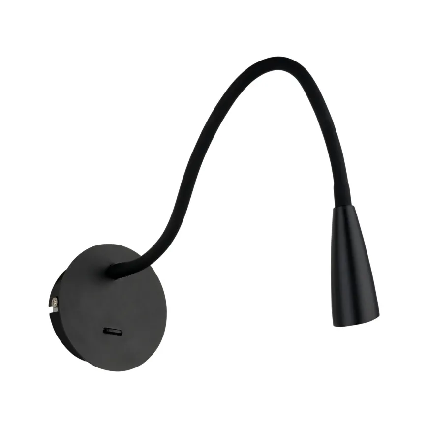 Paola Led Black - Italux - kinkiet