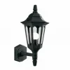 Parish Black H39 - Elstead Lighting - kinkiet ogrodowy góra