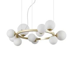 Perlage Sp11 Brass - Ideal Lux - lampa wisząca