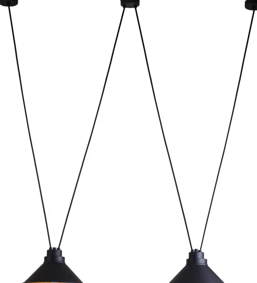 Perm Black-Gold Ii 9147 - Nowodvorski - lampa wisząca nowoczesna