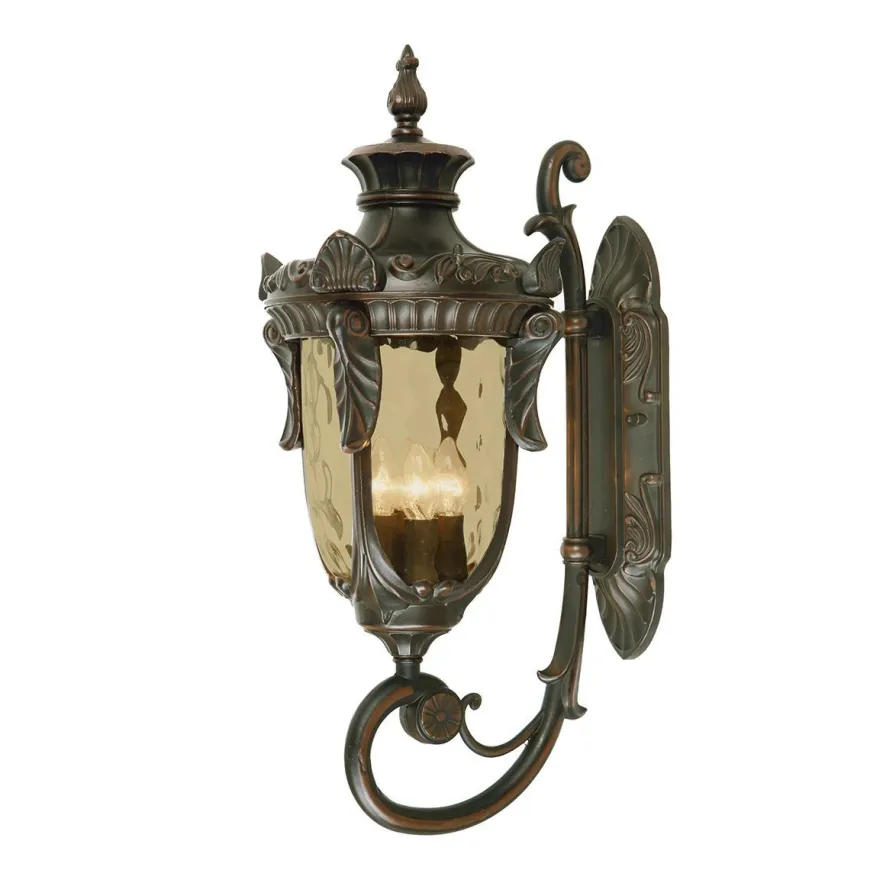 Philadelphia Old Bronze H64 - Elstead Lighting - kinkiet dół