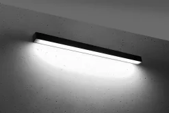 Pinne 95 Czarny 4000K - THORO - lampa ścienna