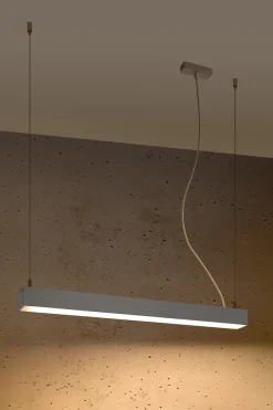 Pinne 65 Szara 3000K - THORO - lampa wisząca