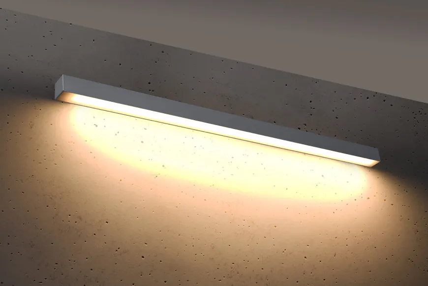 Pinne 115 Szary 3000K - THORO - lampa ścienna