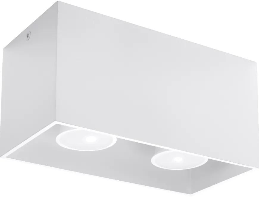 Plafon QUAD MAXI Biały - Sollux