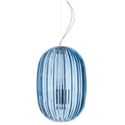 Plass Media niebieski - Foscarini - lampa wisząca