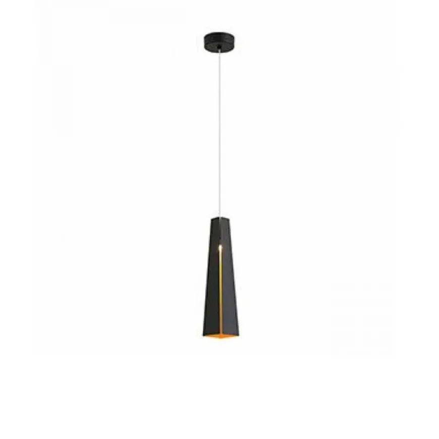 Pluma H36 czarny, złoty - Faro - lampa wisząca