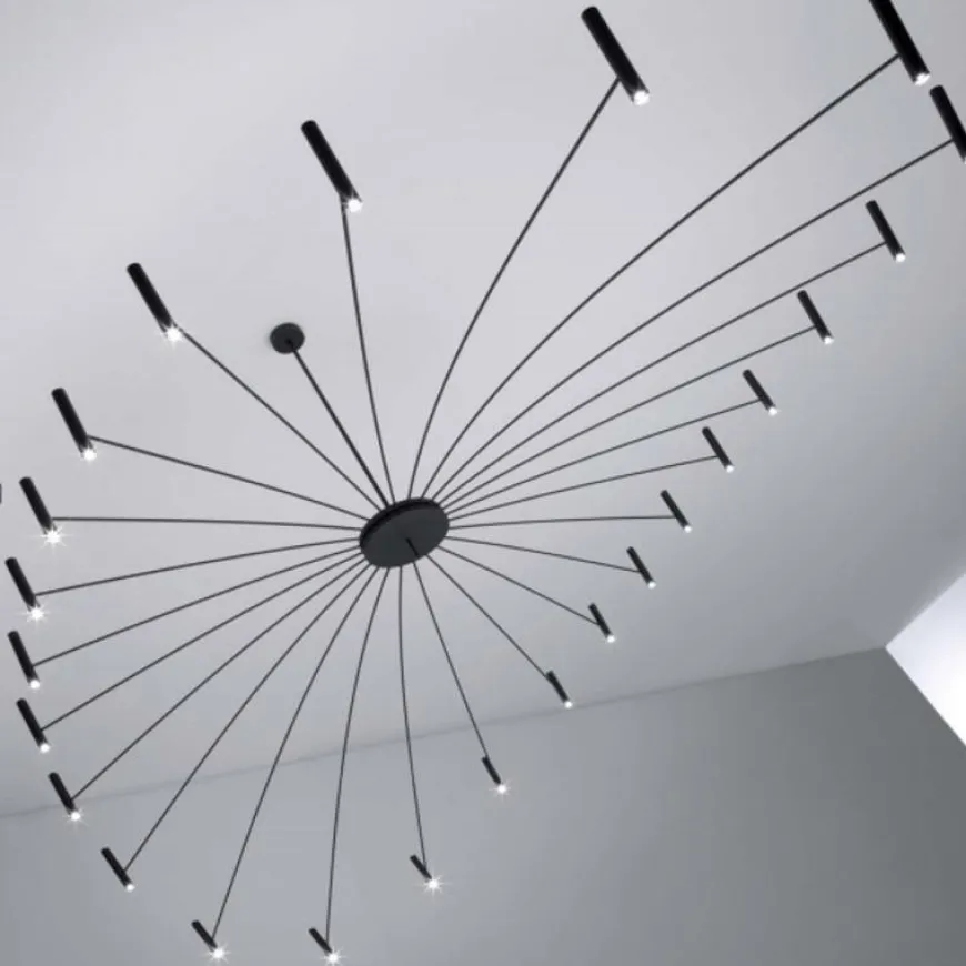POP 40 Chandelier czarny Ø400 - Oty light - lampa wisząca