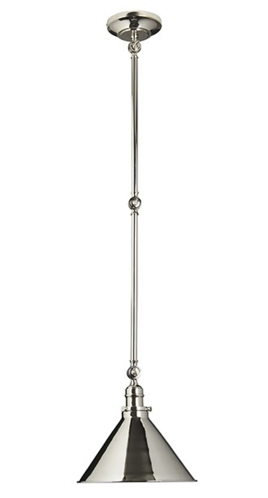 Provence Polished Nickel - Elstead Lighting - lampa z łamanym ramieniem