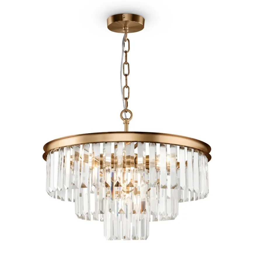 Revero VII gold - Maytoni - lampa wisząca klasyczna
