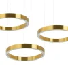 Ring 40 + 40 + 40 Złota - King Home - lampa wisząca