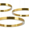Ring 60 + 80 + 100 Złota - King Home - lampa wisząca