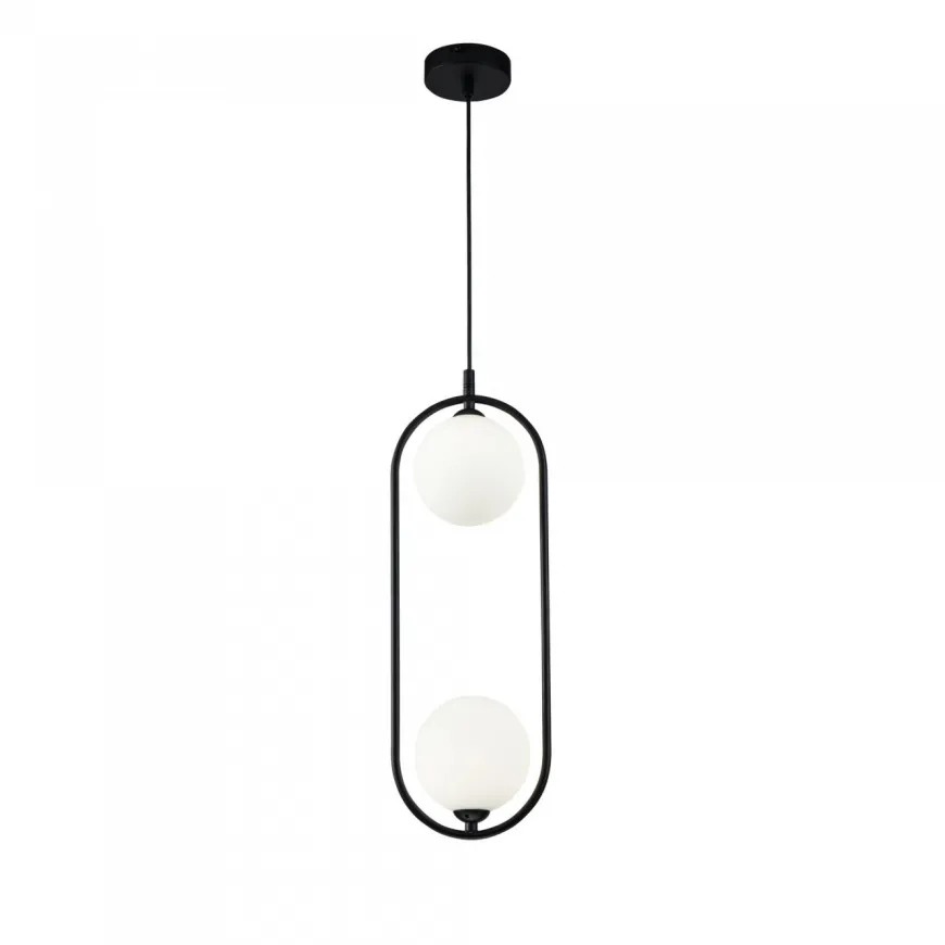 Ring Black 2 - Maytoni - żyrandol nowoczesny