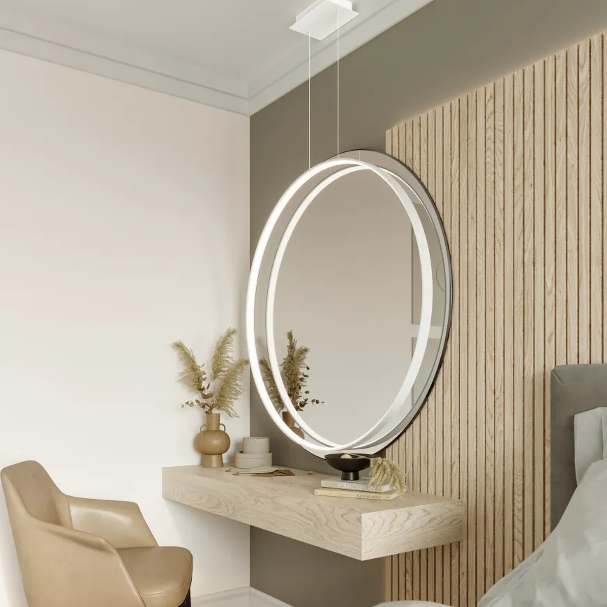 Rio 110 Biały Led 4000K vertical - THORO - lampa wisząca