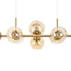 Romeo Gold Złota / Bursztynowa - Moosee - lampa wisząca