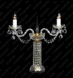 S31 007/02/4 - Glass LPS - lampa biurkowa kryształowa