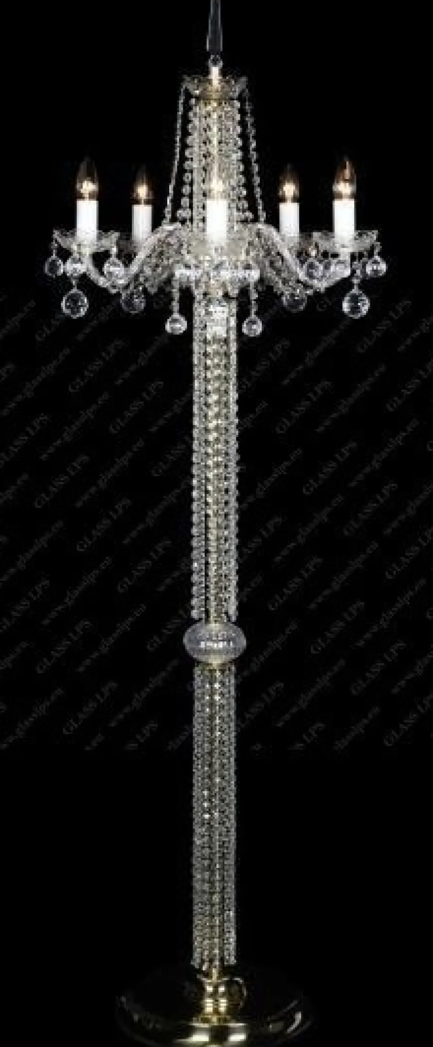 S41 007/05/4 - Glass LPS - lampa stojąca kryształowa