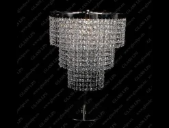 S37 238/03/6; Ni - Glass LPS - kryształowa lampa biurkowa