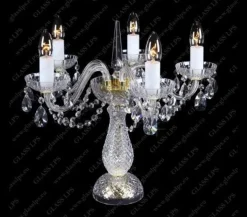 S31 006/05/1-A - Glass LPS - kryształowa lampa biurkowa