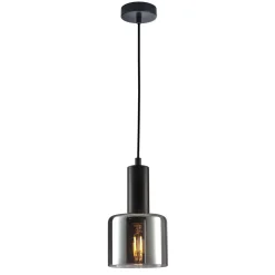 Santia I black - Italux - lampa wisząca nowoczesna