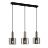 Santia III silver - Italux - lampa wisząca nowoczesna